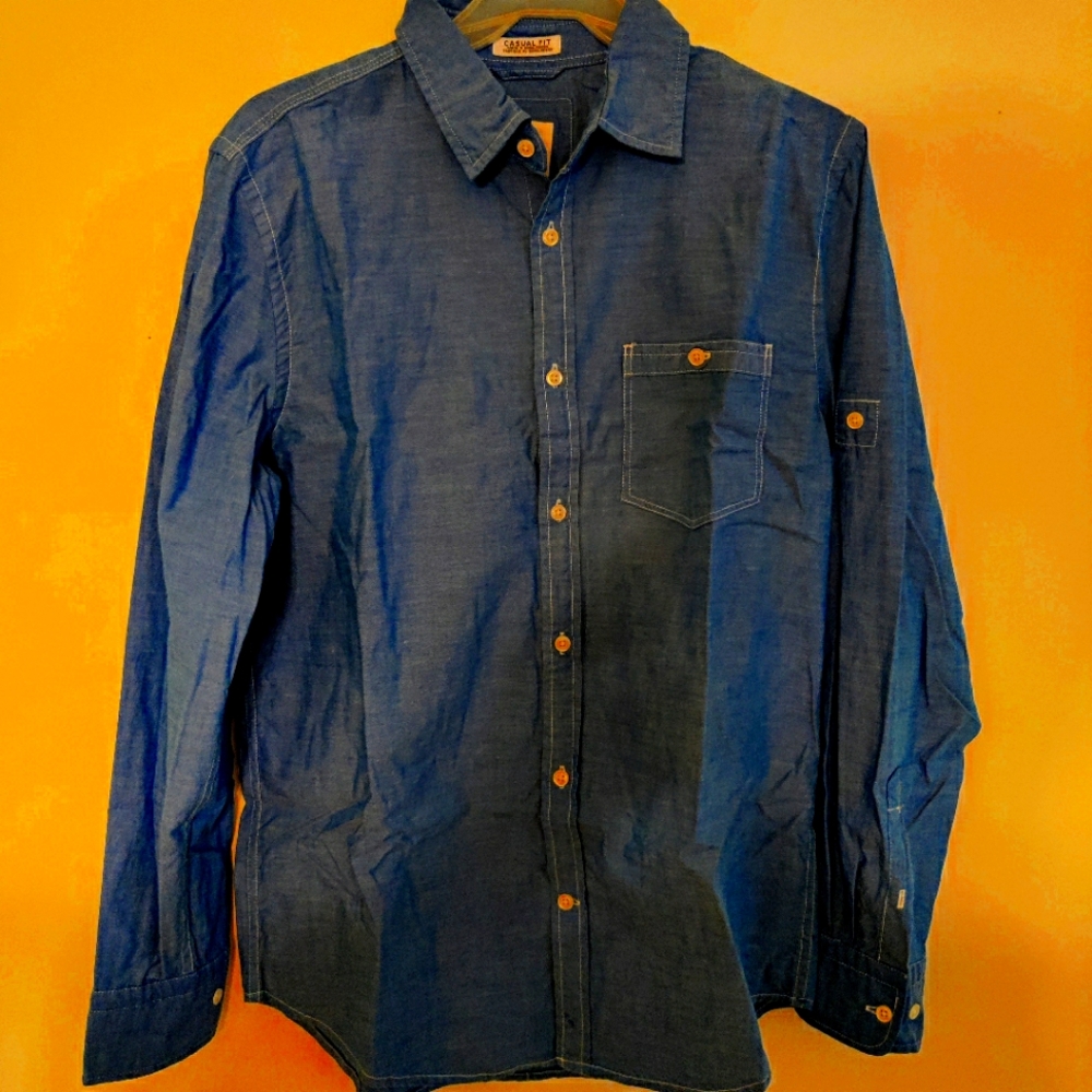 Express Blue Dress Shirt